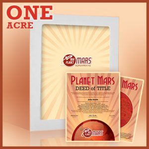 Buy Planet Mars 1 Acre Deed